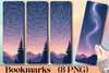 Glittering Star Trail Bookmark Journal