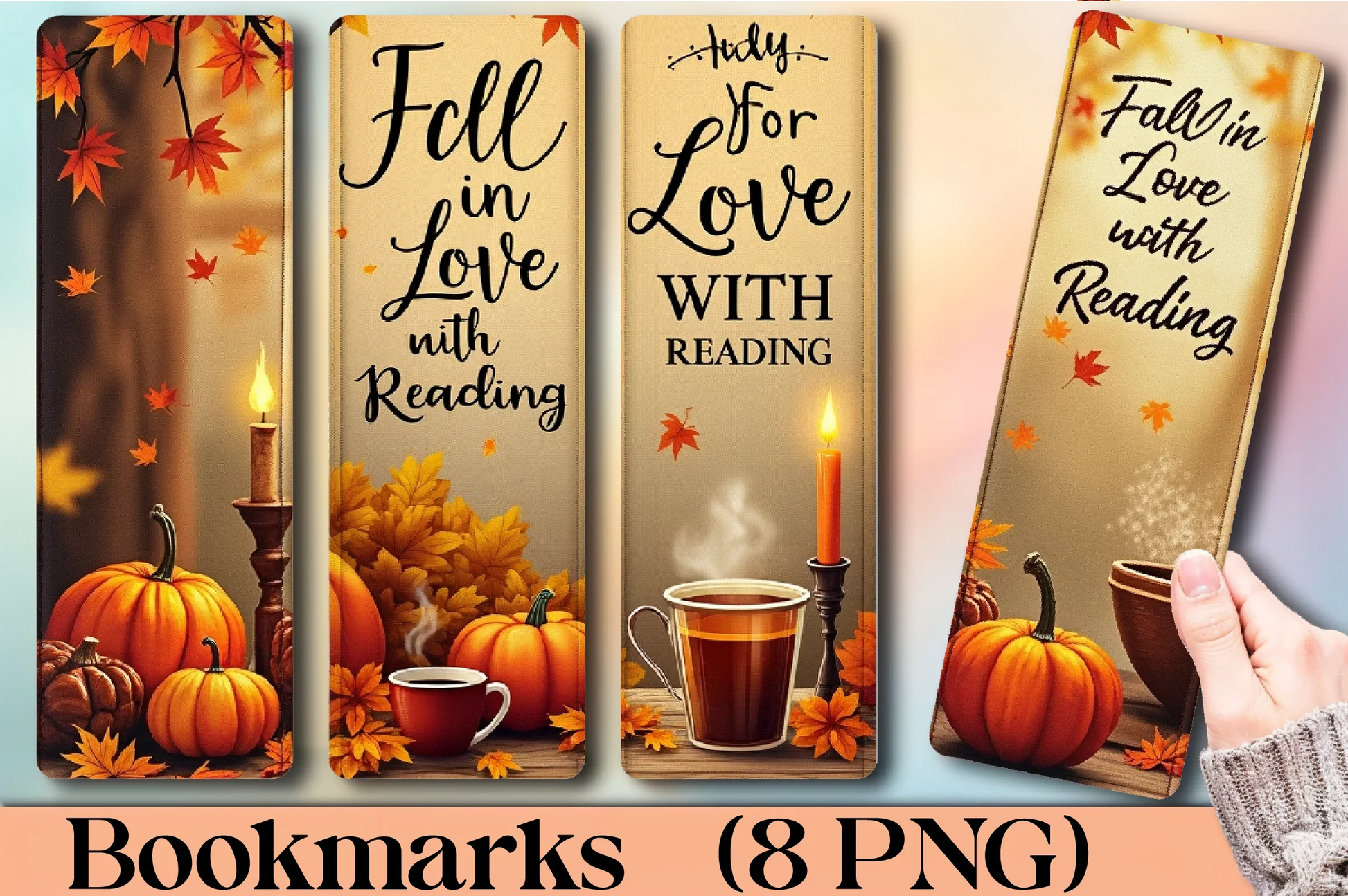 Autumn Harvest Charm Bookmark - CraftNest - Digital Crafting and Art