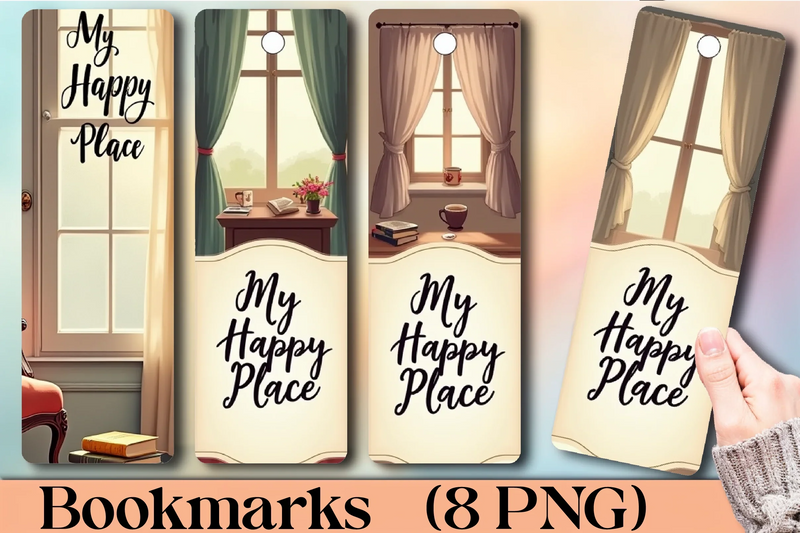 Cozy Reading Nook Bookmark Journal - CraftNest - Digital Crafting and Art