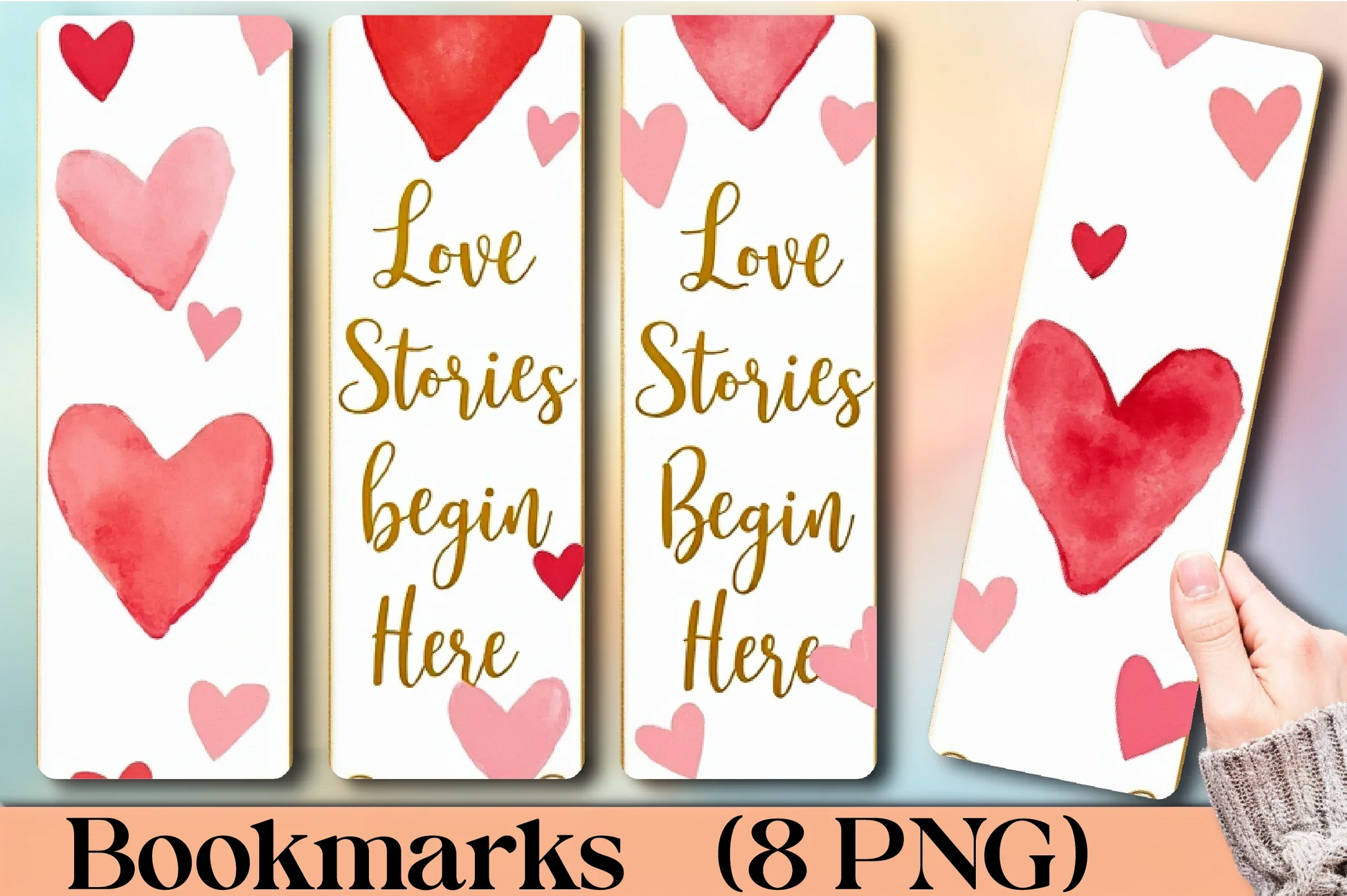 Love Stories Bookmark Journal - CraftNest - Digital Crafting and Art