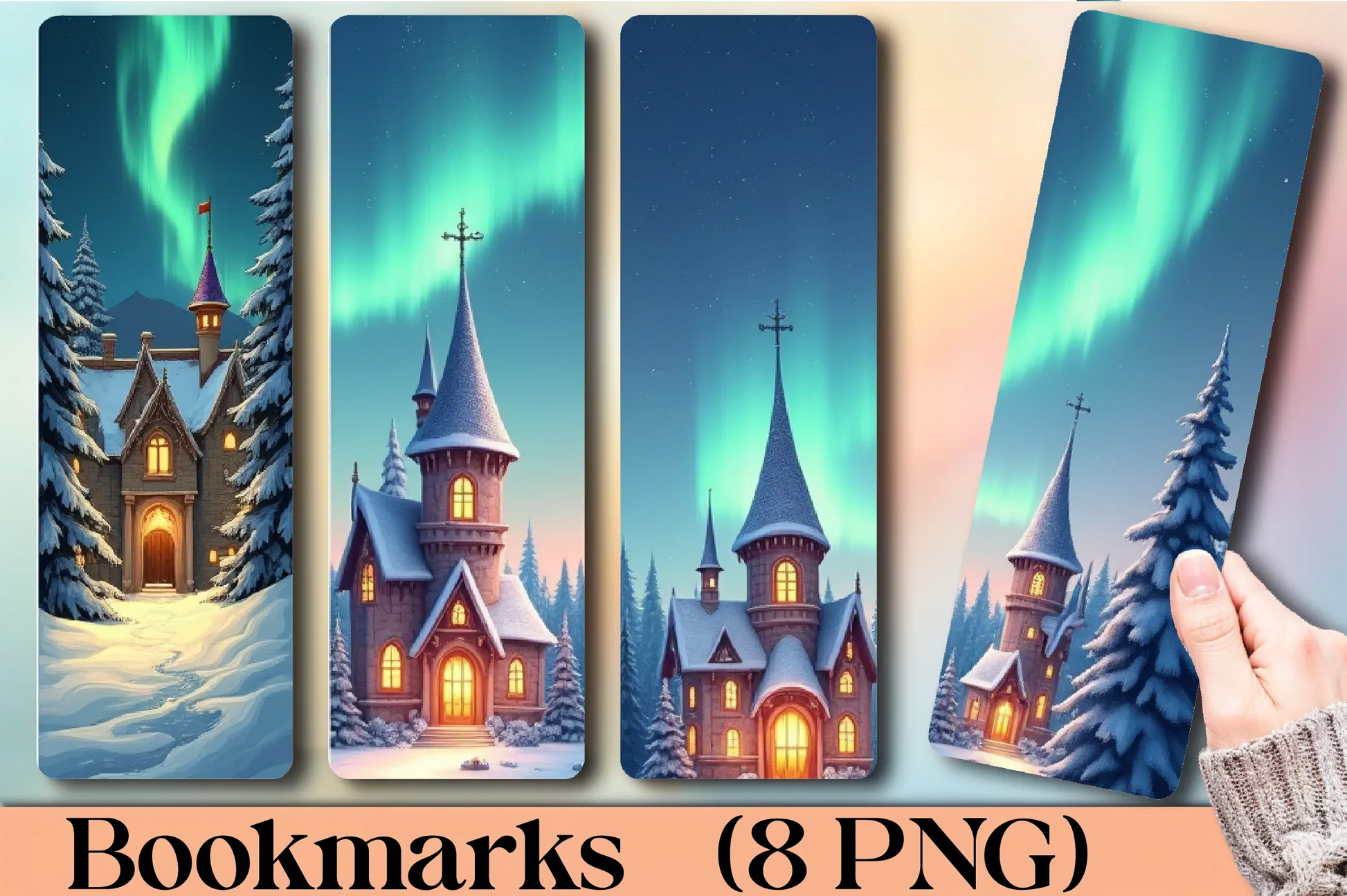 Winter Wonderland Bookmark Journal - CraftNest - Digital Crafting and Art