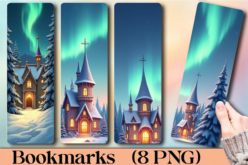 Winter Wonderland Bookmark Journal - CraftNest - Digital Crafting and Art