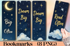 Celestial Moon & Stars Bookmark Journal