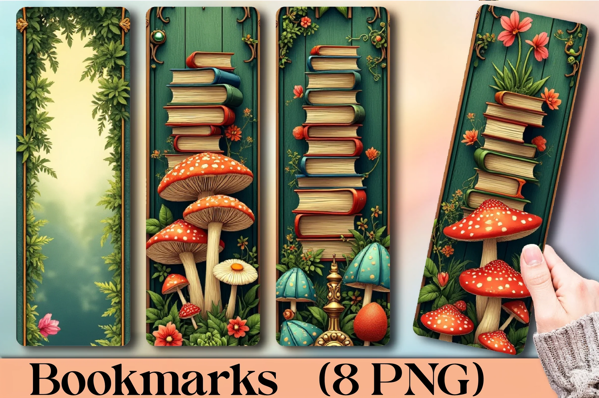 Secret Garden Gate Bookmark Journal - CraftNest - Digital Crafting and Art