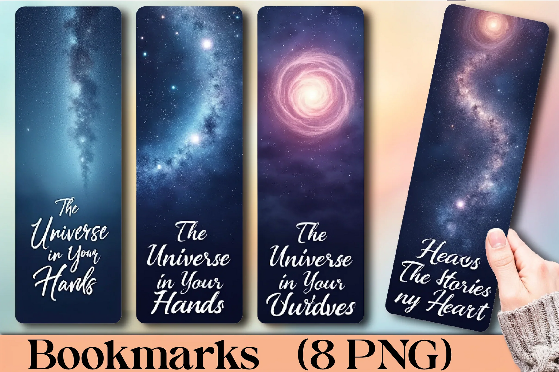 Celestial Dreamscape Bookmark Journal - CraftNest - Digital Crafting and Art