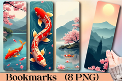Tranquil Japanese Pagoda Bookmark Journal - CraftNest - Digital Crafting and Art