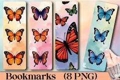 Colorful Butterflies Bookmark Journal - CraftNest - Digital Crafting and Art