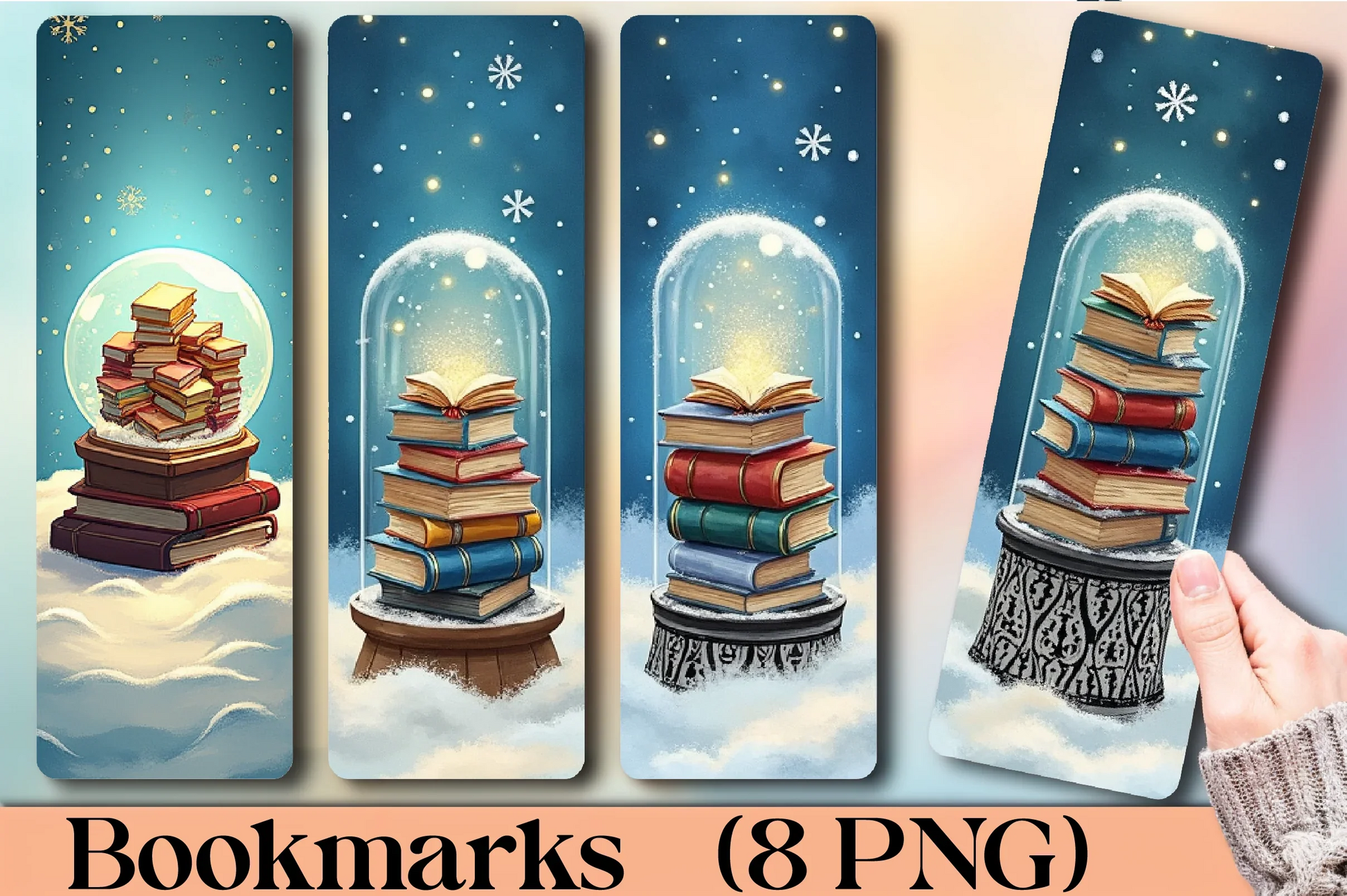 Snow Globe Stories Bookmark Journal - CraftNest - Digital Crafting and Art