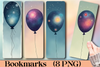 Galaxy Balloon Bookmark Journal