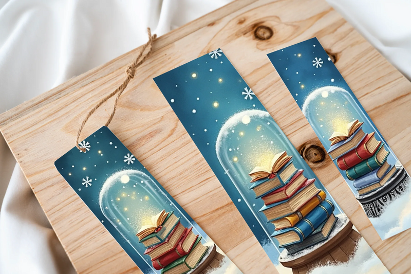 Snow Globe Stories Bookmark Journal - CraftNest - Digital Crafting and Art