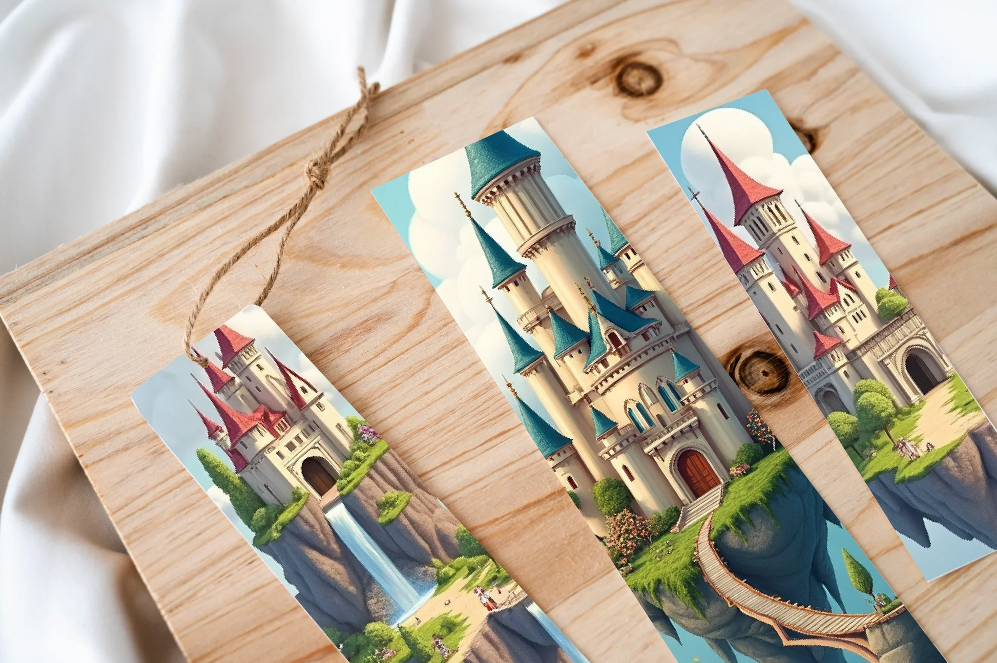 Fantasy Castle Sky Bookmark Journal - CraftNest - Digital Crafting and Art
