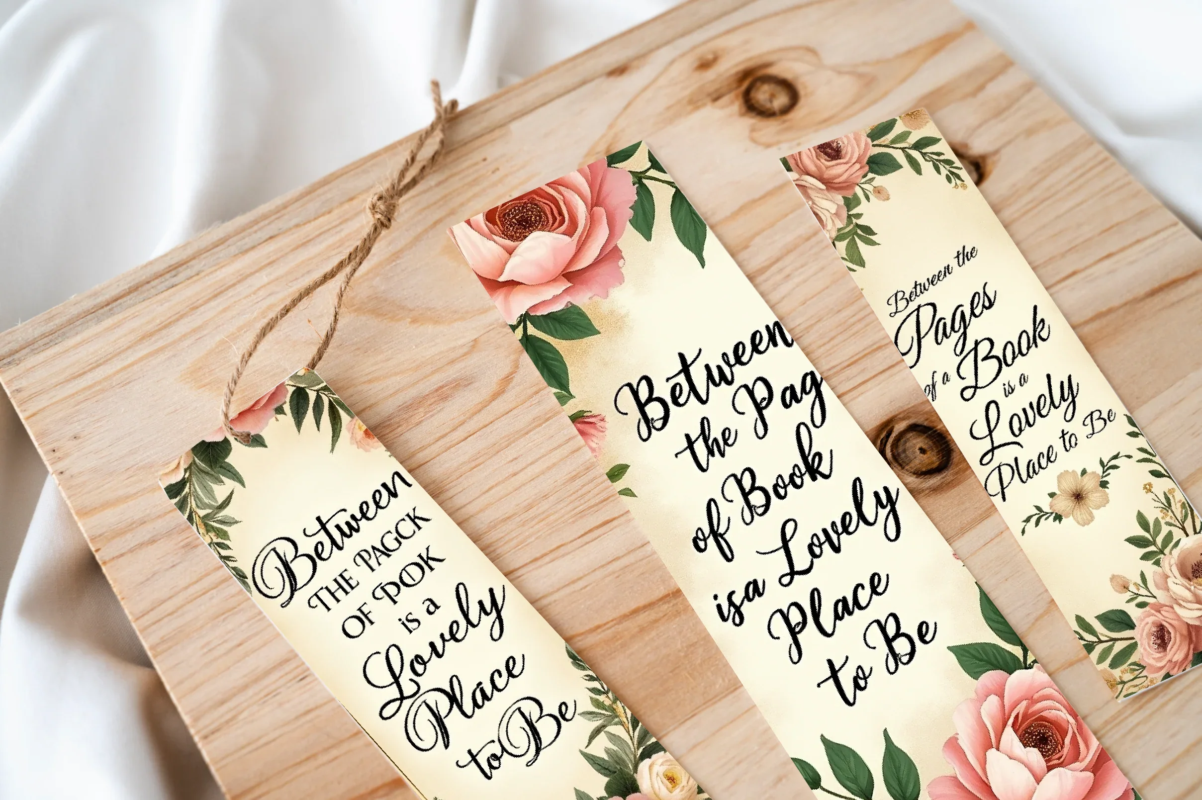 Romantic Book Lover's Bookmark Journal - CraftNest - Digital Crafting and Art