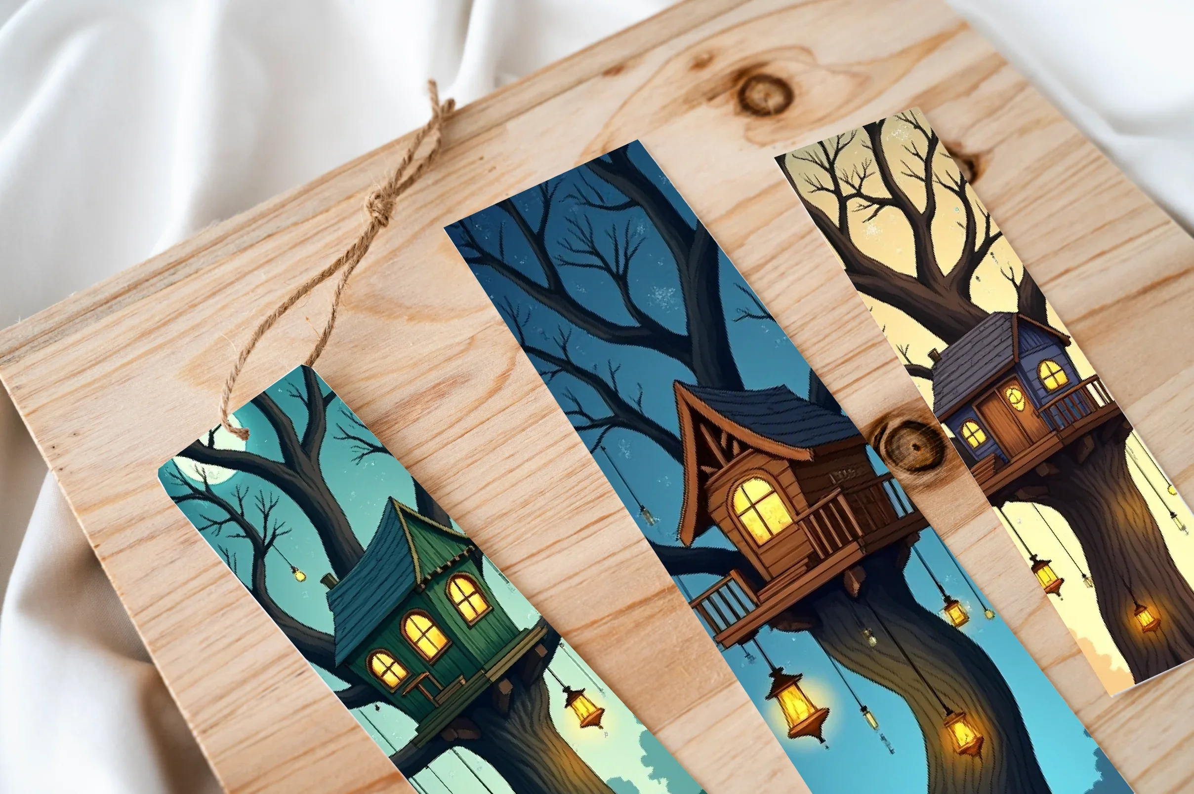 Enchanted Treehouse Bookmark Journal - CraftNest - Digital Crafting and Art