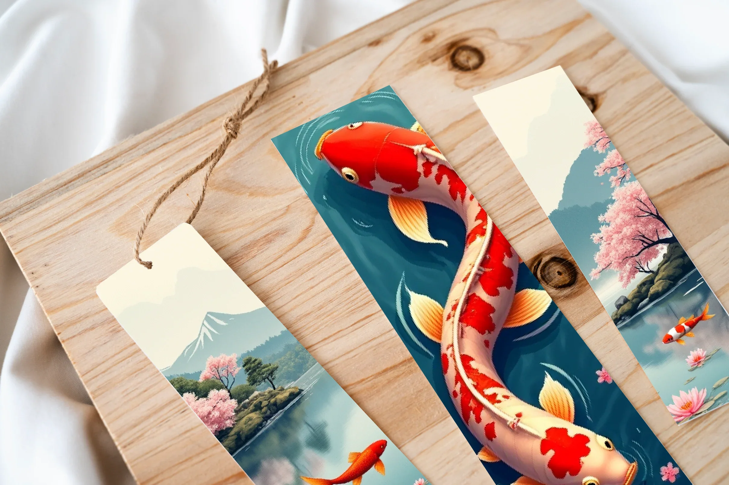 Tranquil Japanese Pagoda Bookmark Journal - CraftNest - Digital Crafting and Art