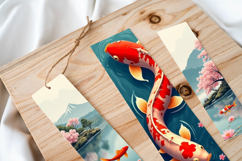 Tranquil Japanese Pagoda Bookmark Journal - CraftNest - Digital Crafting and Art
