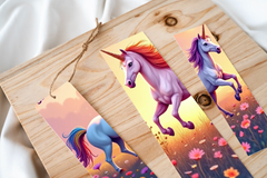 Magical Unicorn Escape Bookmark Journal - CraftNest - Digital Crafting and Art