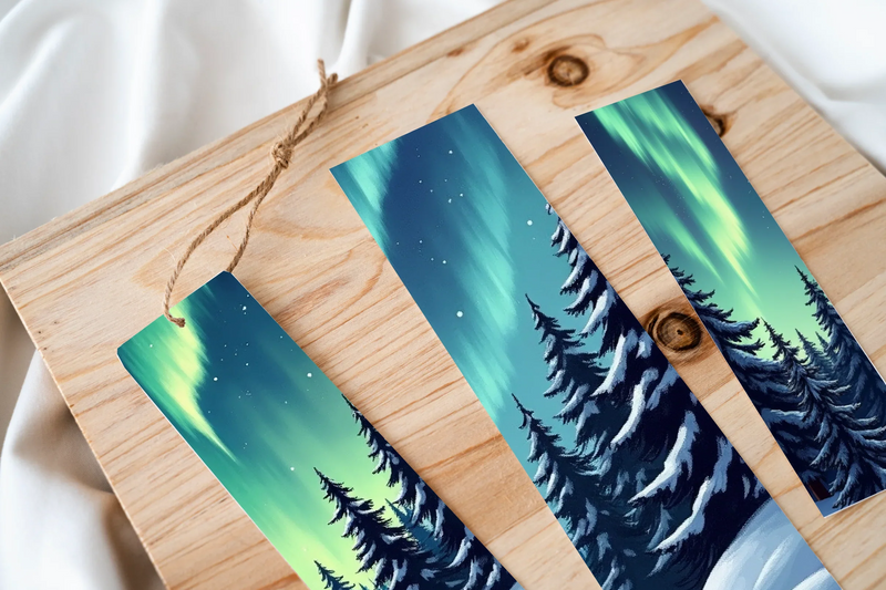 Aurora Borealis Bookmark Journal - CraftNest - Digital Crafting and Art