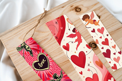 Valentine's Day Cupid Bookmark - CraftNest - Digital Crafting and Art
