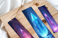 Crystal Cavern Bookmark Journal - CraftNest - Digital Crafting and Art