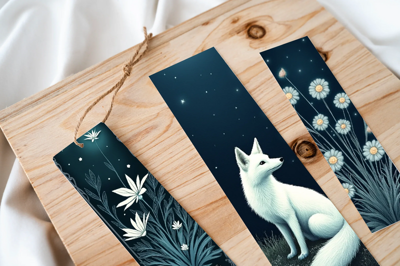 Midnight Garden Mystique Bookmark Journal - CraftNest - Digital Crafting and Art