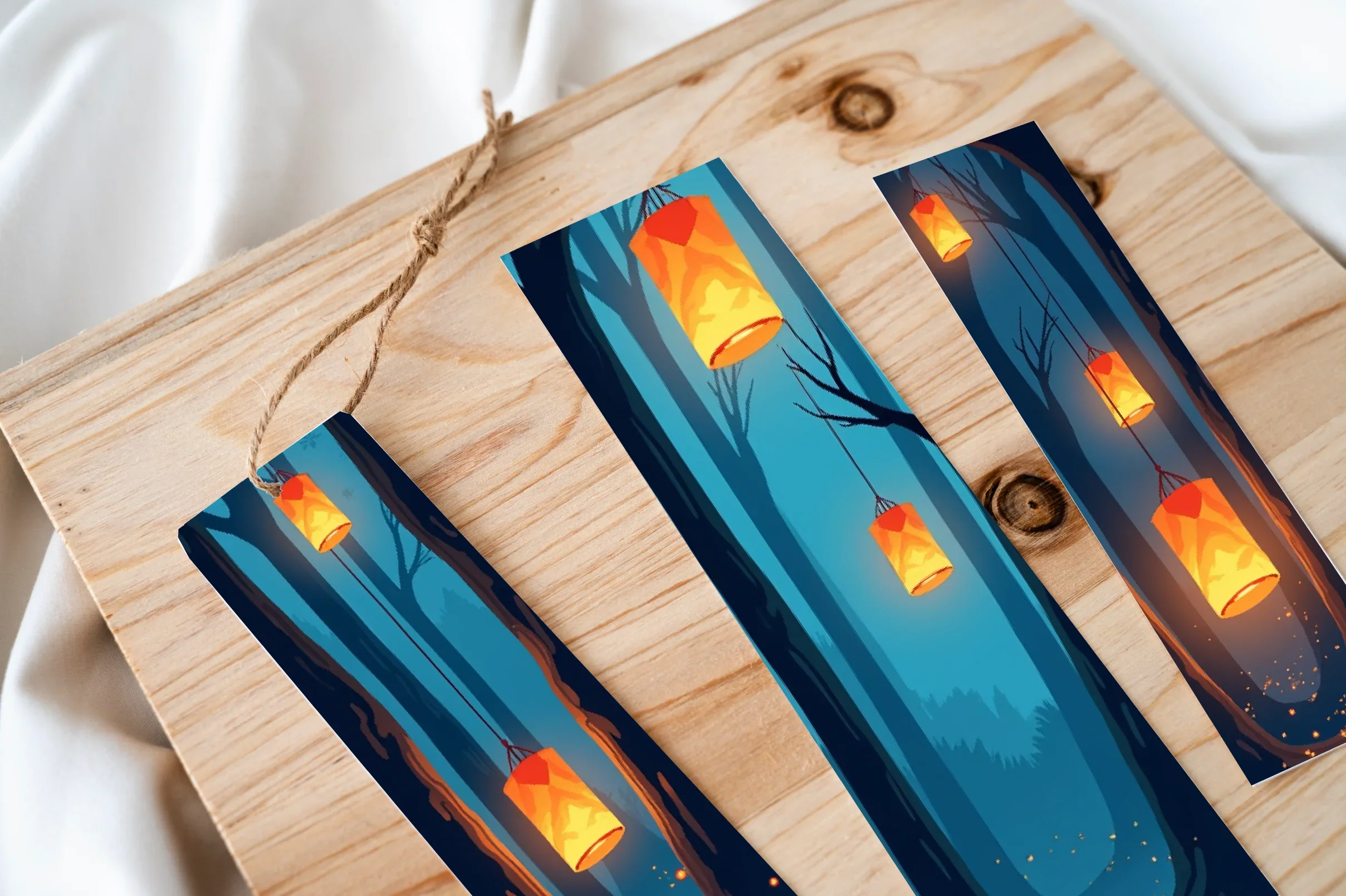 Lanterns In The Dark Bookmark Journal - CraftNest - Digital Crafting and Art