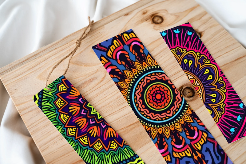 Kaleidoscope Mandala Bookmark Journal - CraftNest - Digital Crafting and Art