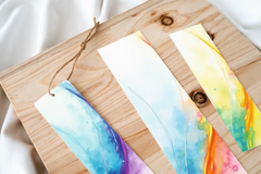Rainbow Prism Reflection Bookmark - CraftNest - Digital Crafting and Art