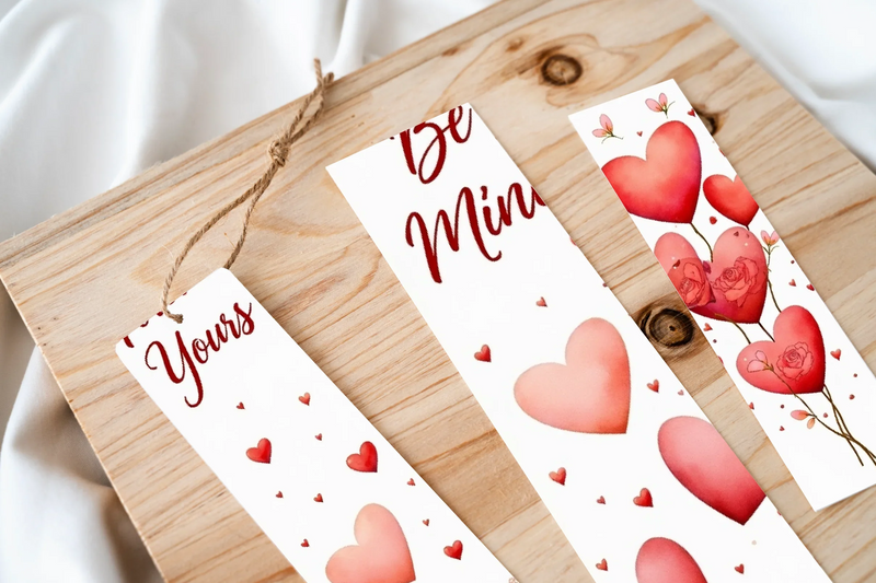 Romantic Valentine's Day Bookmark Journal - CraftNest - Digital Crafting and Art