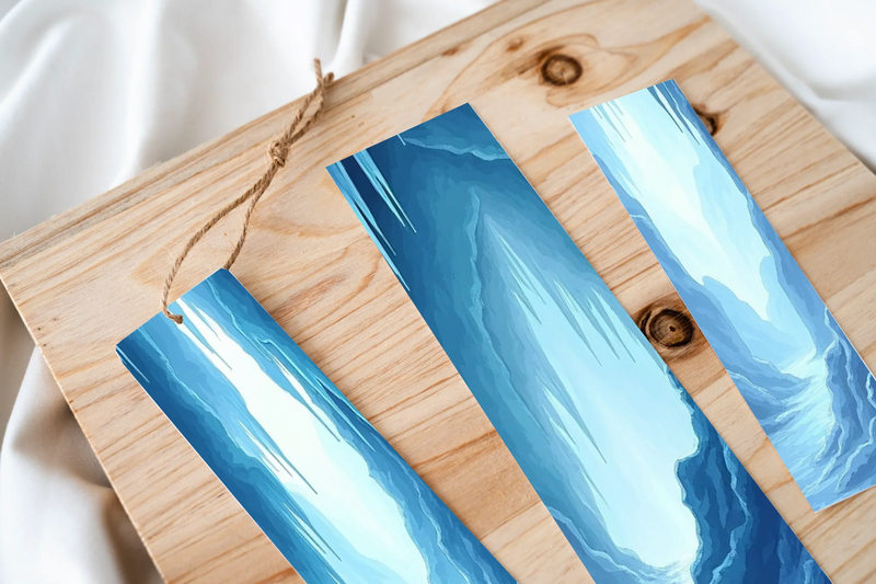 Ice Cave Adventure Bookmark Journal - CraftNest - Digital Crafting and Art