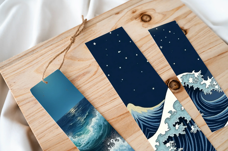 Ethereal Swan Lake Bookmark Journal - CraftNest - Digital Crafting and Art