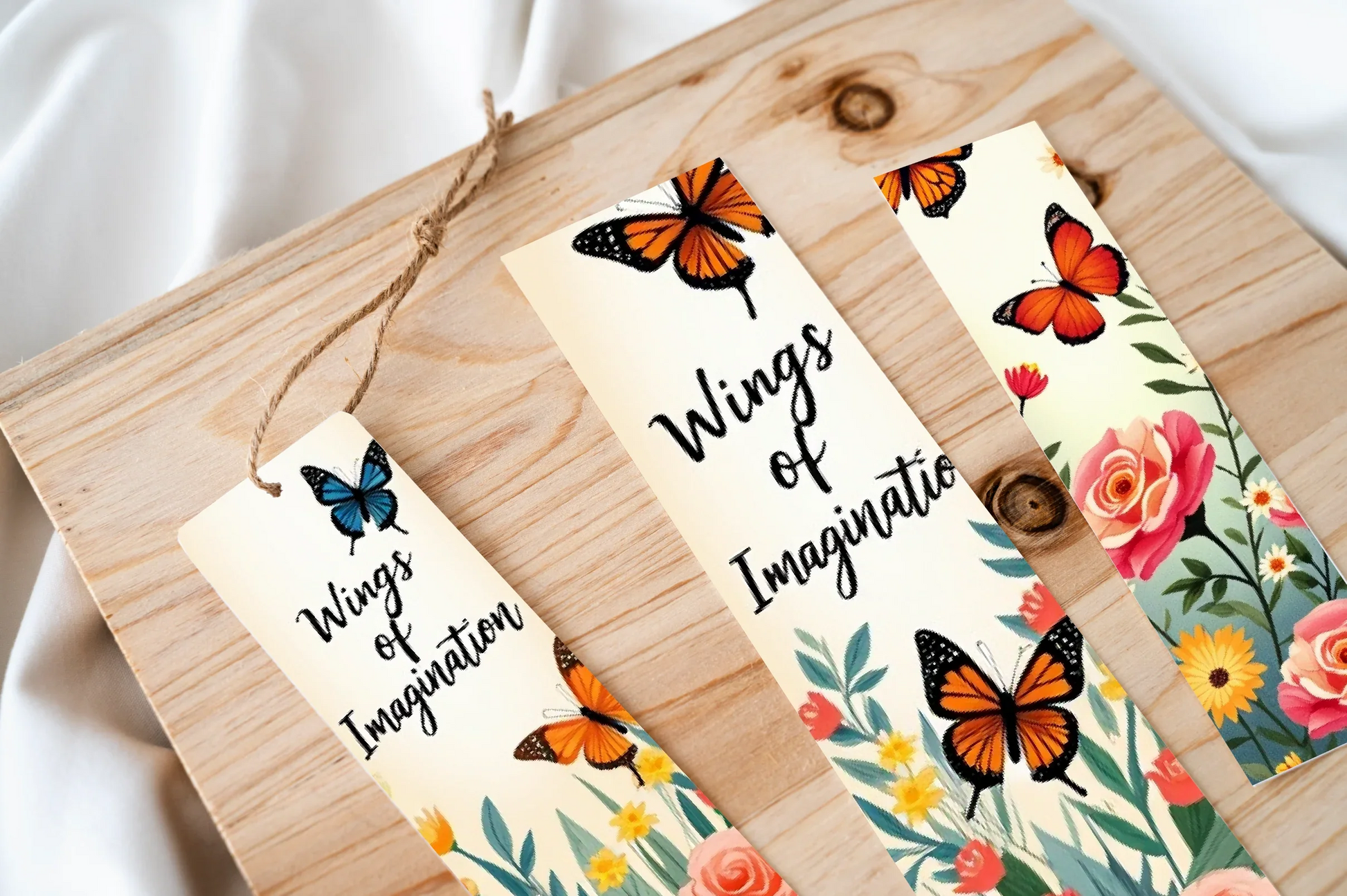 Butterfly Garden Escape Bookmark Journal - CraftNest - Digital Crafting and Art