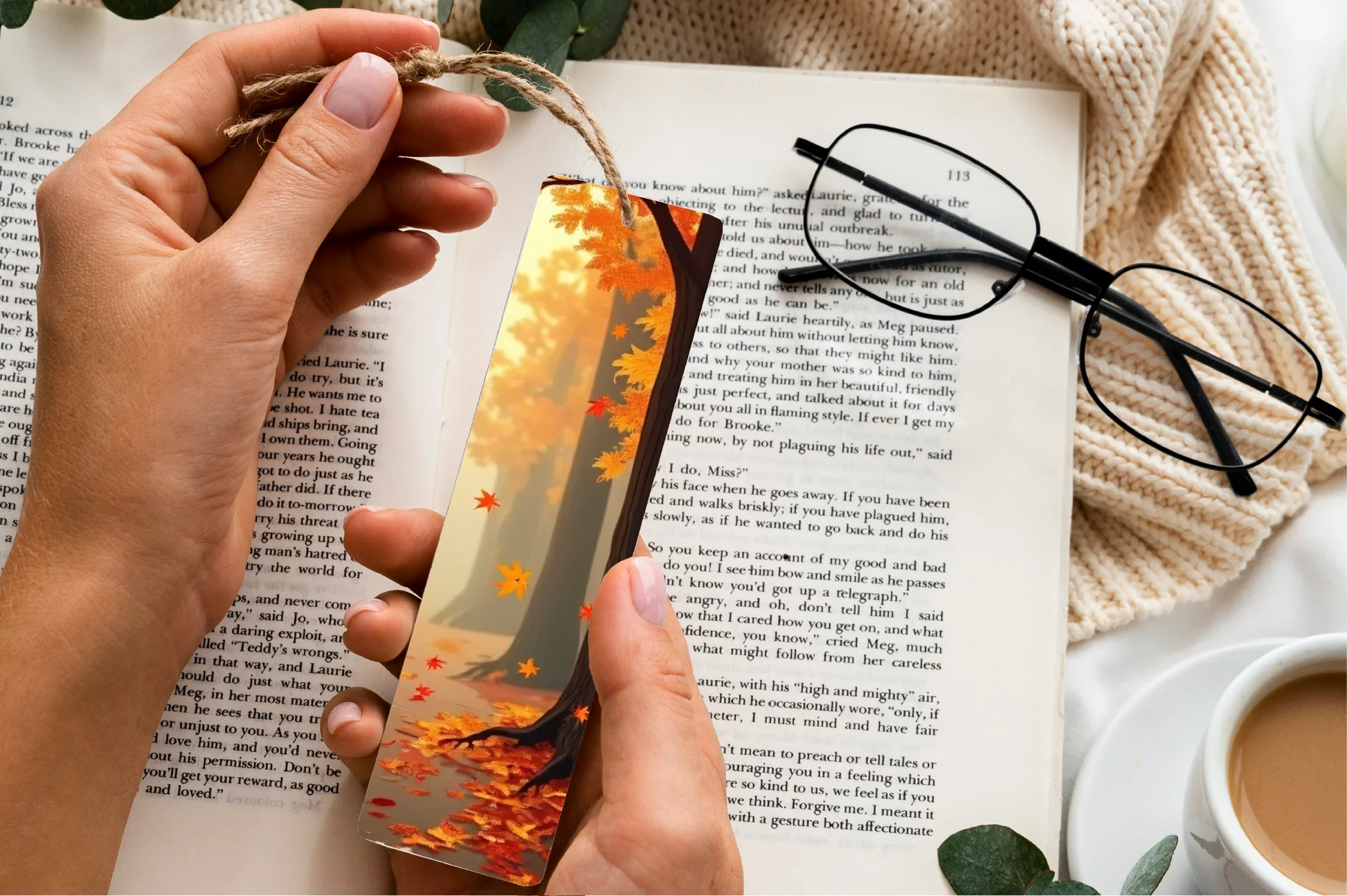 Autumn Walk Bookmark Journal - CraftNest - Digital Crafting and Art