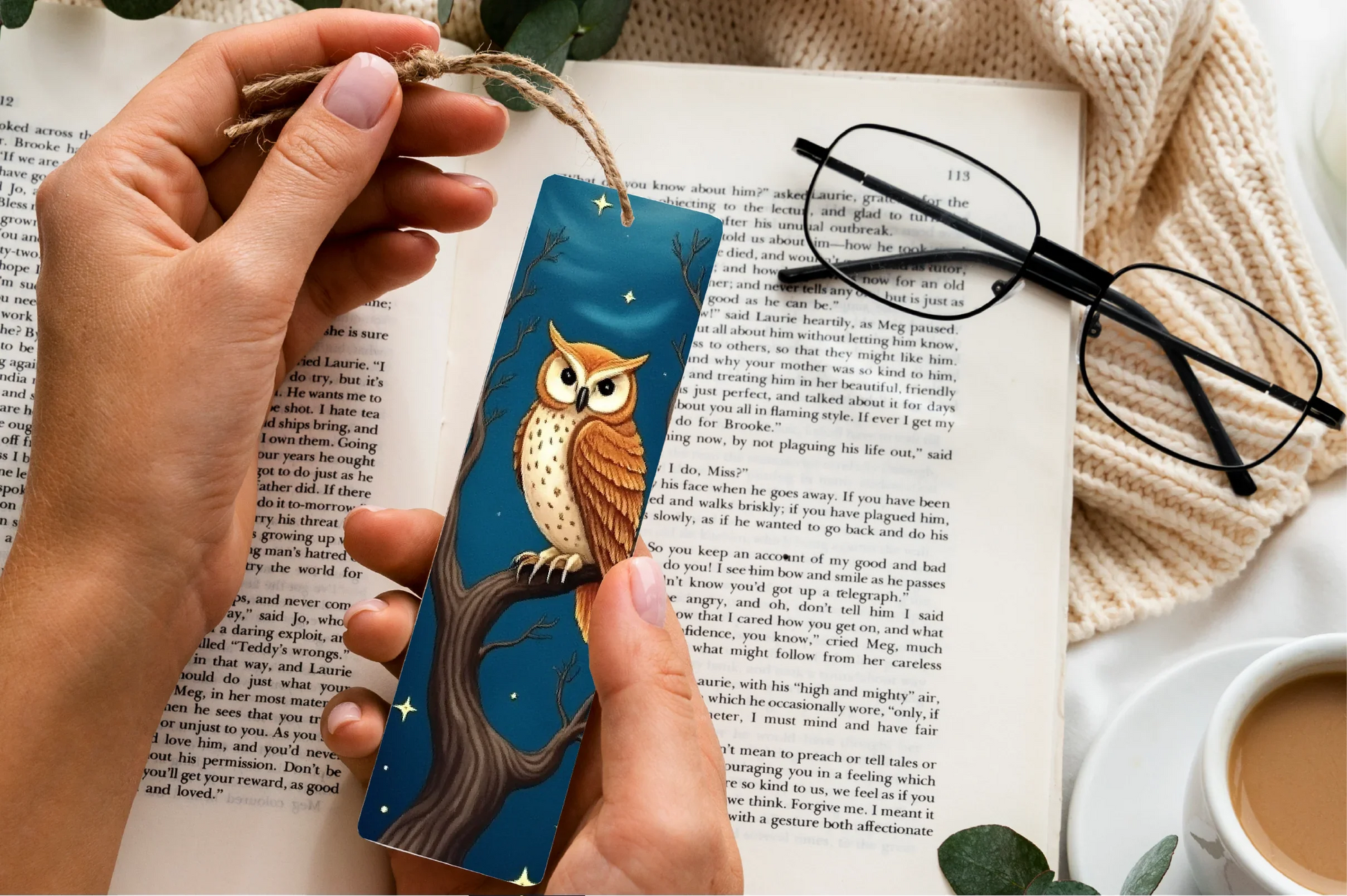 Magical Owl Wisdom Bookmark Journal 1 - CraftNest - Digital Crafting and Art