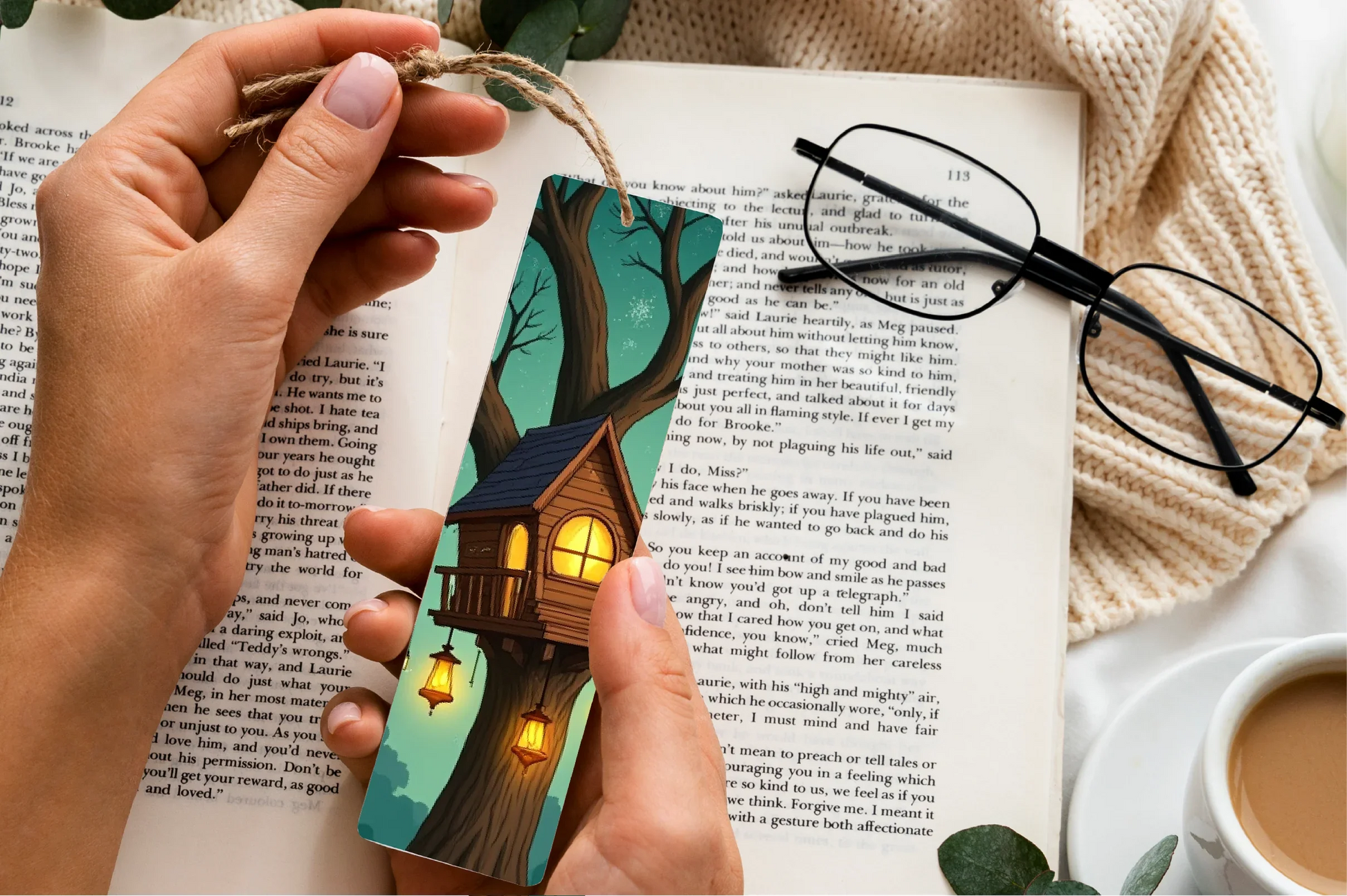 Enchanted Treehouse Bookmark Journal - CraftNest - Digital Crafting and Art