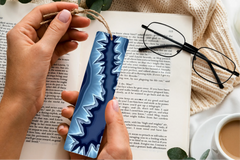 Crystal Geode Bookmark for Junk Journals - CraftNest - Digital Crafting and Art