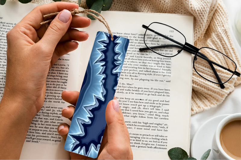 Crystal Geode Bookmark for Junk Journals - CraftNest - Digital Crafting and Art