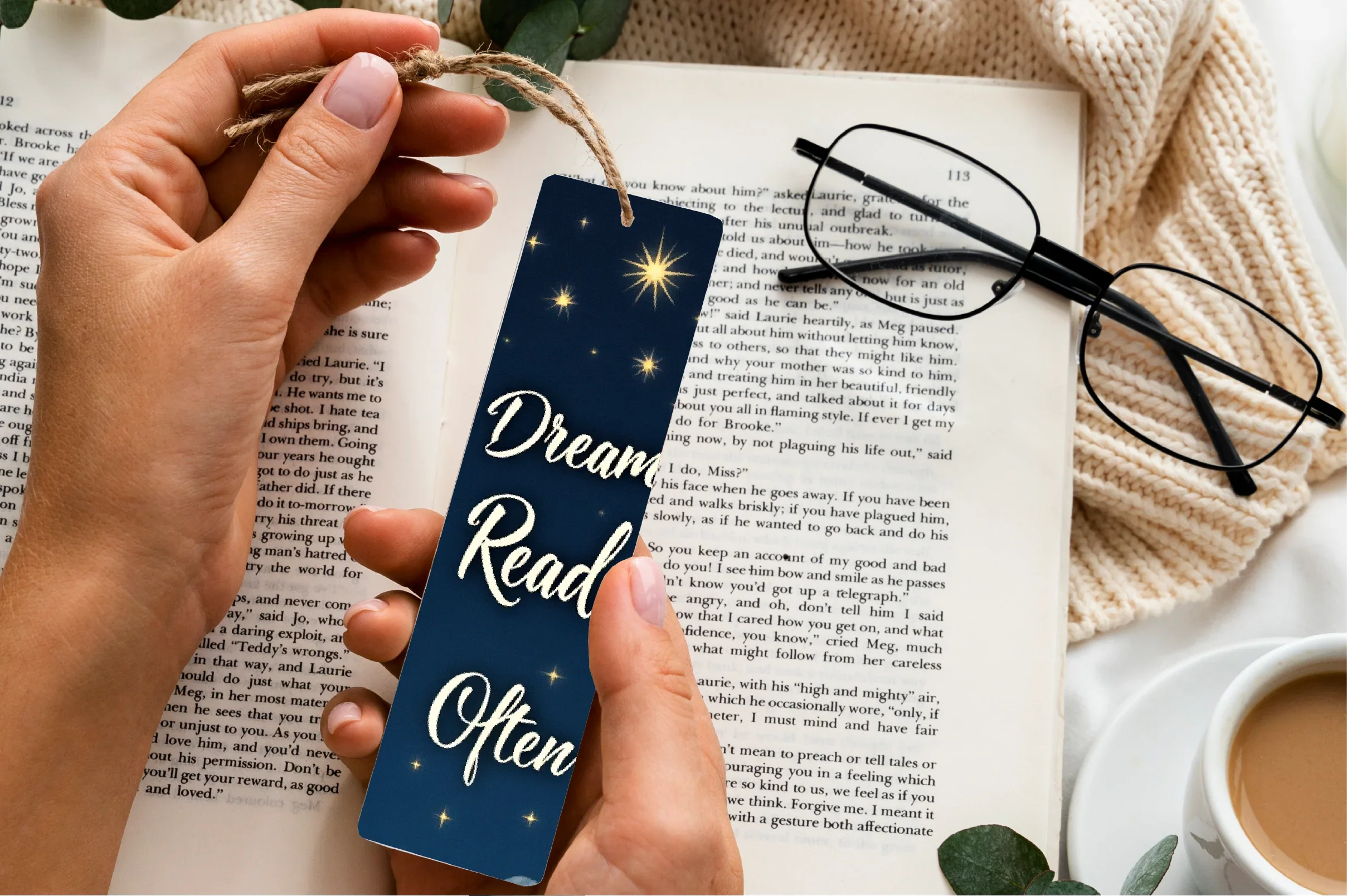 Celestial Moon & Stars Bookmark Journal - CraftNest - Digital Crafting and Art