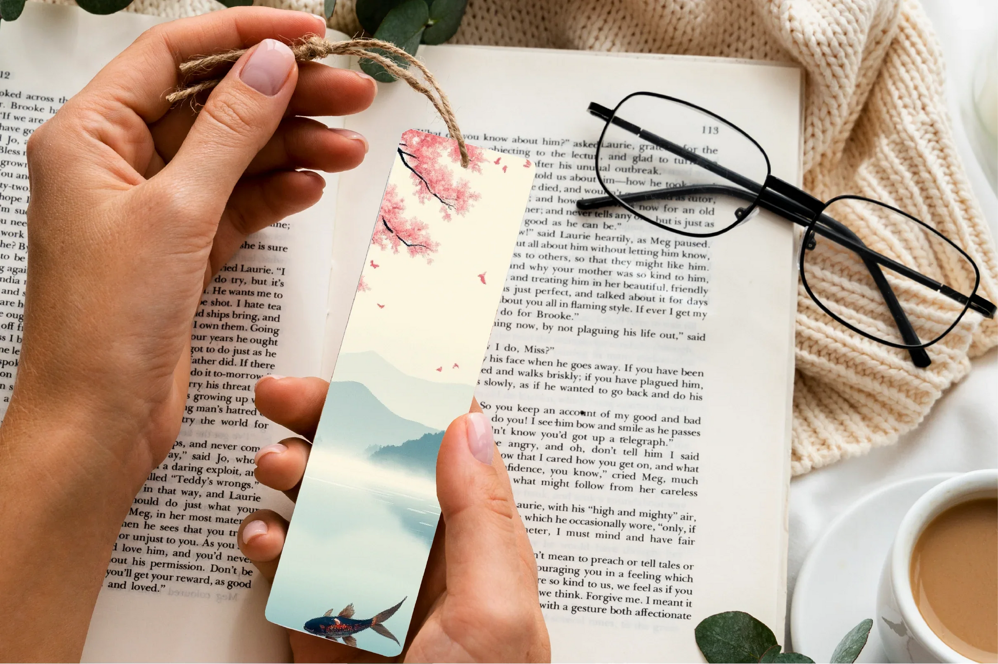 Tranquil Japanese Pagoda Bookmark Journal - CraftNest - Digital Crafting and Art