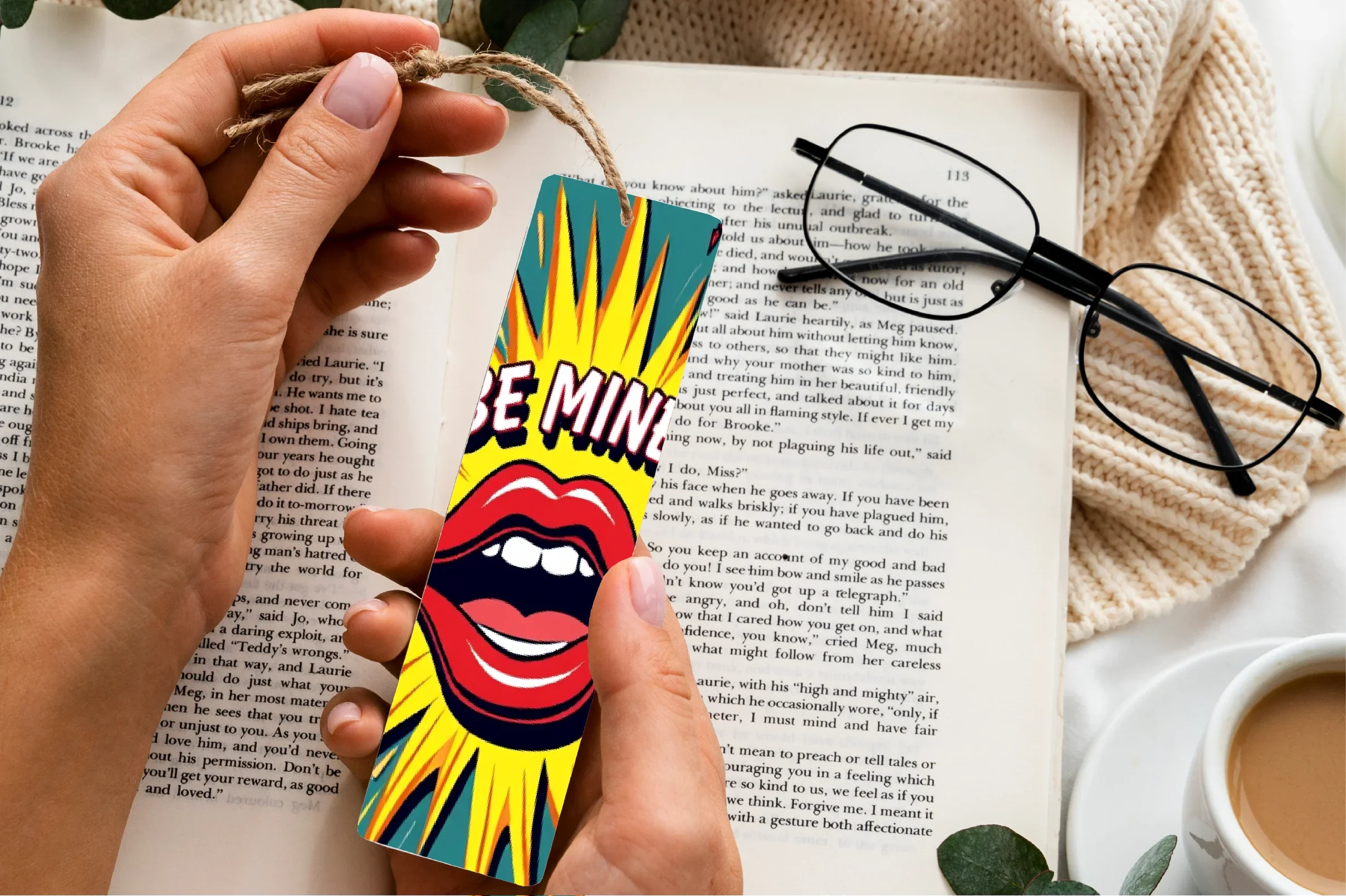 Valentine's Day Pop Art Bookmark Journal - CraftNest - Digital Crafting and Art