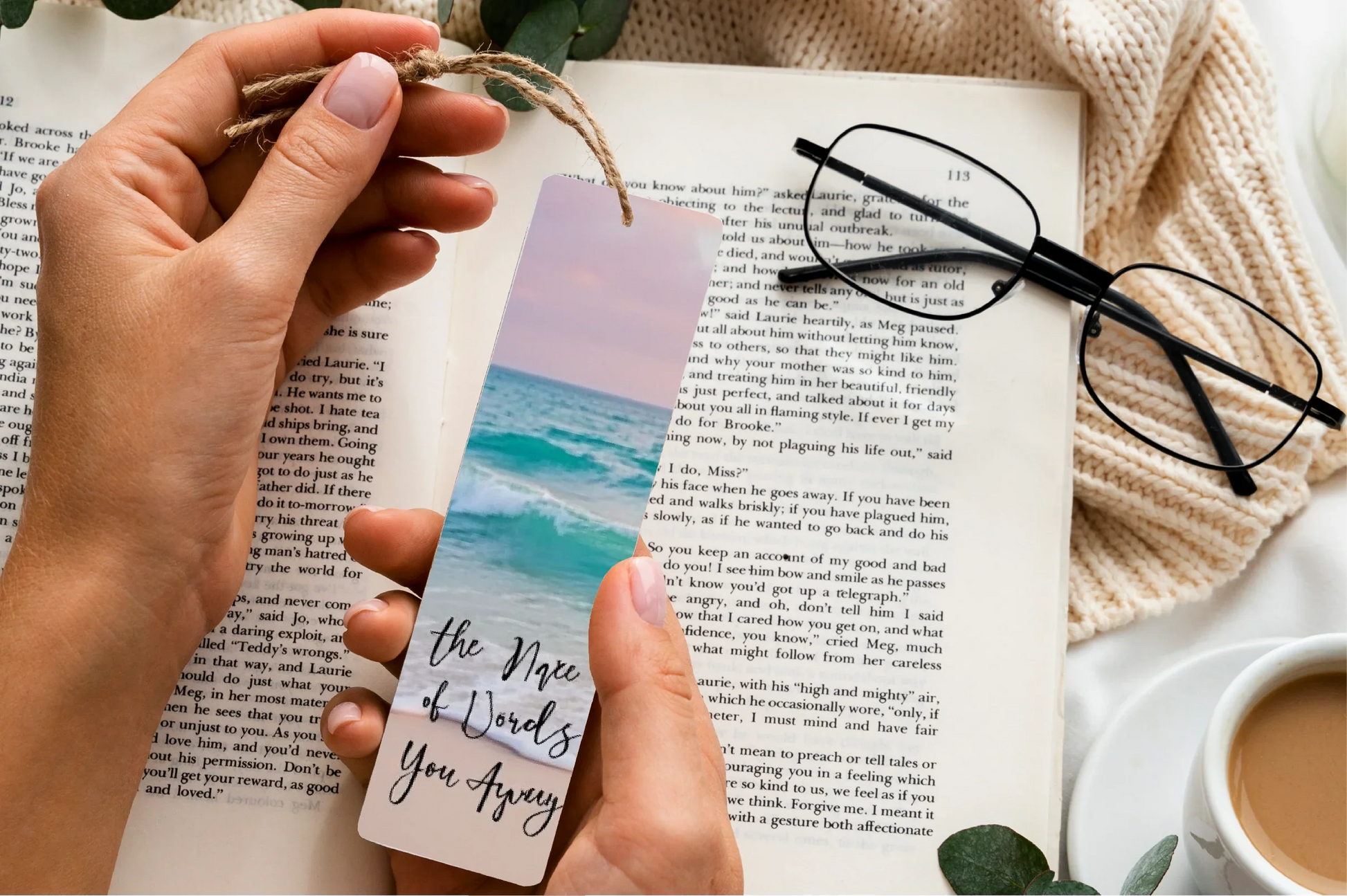 Ocean Breeze Serenity Bookmark Journal - CraftNest - Digital Crafting and Art