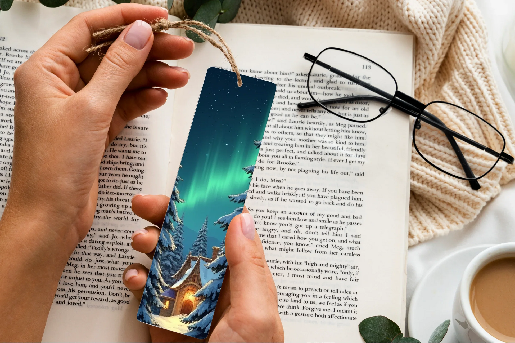 Winter Wonderland Bookmark Journal - CraftNest - Digital Crafting and Art