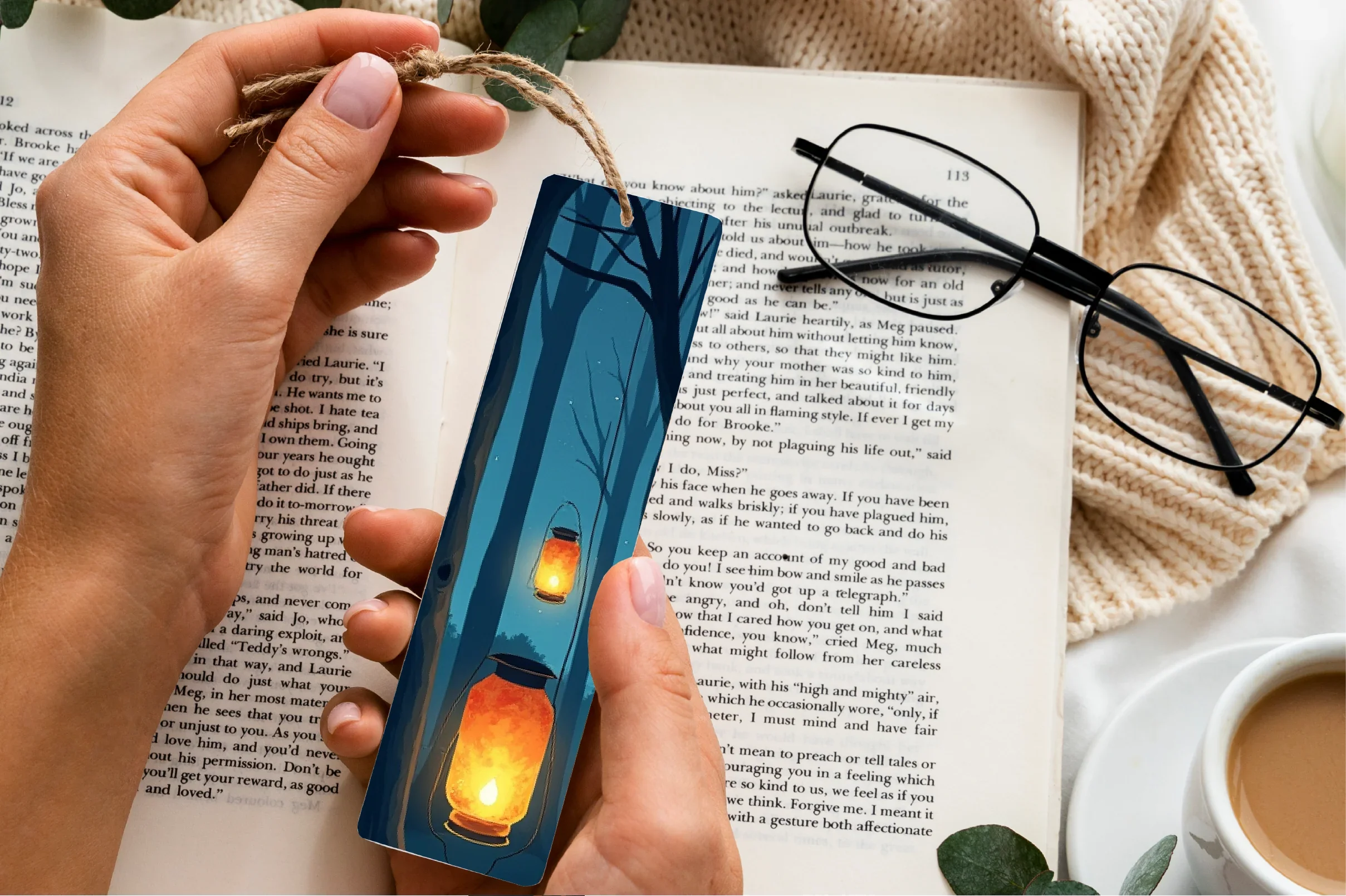 Lanterns In The Dark Bookmark Journal - CraftNest - Digital Crafting and Art