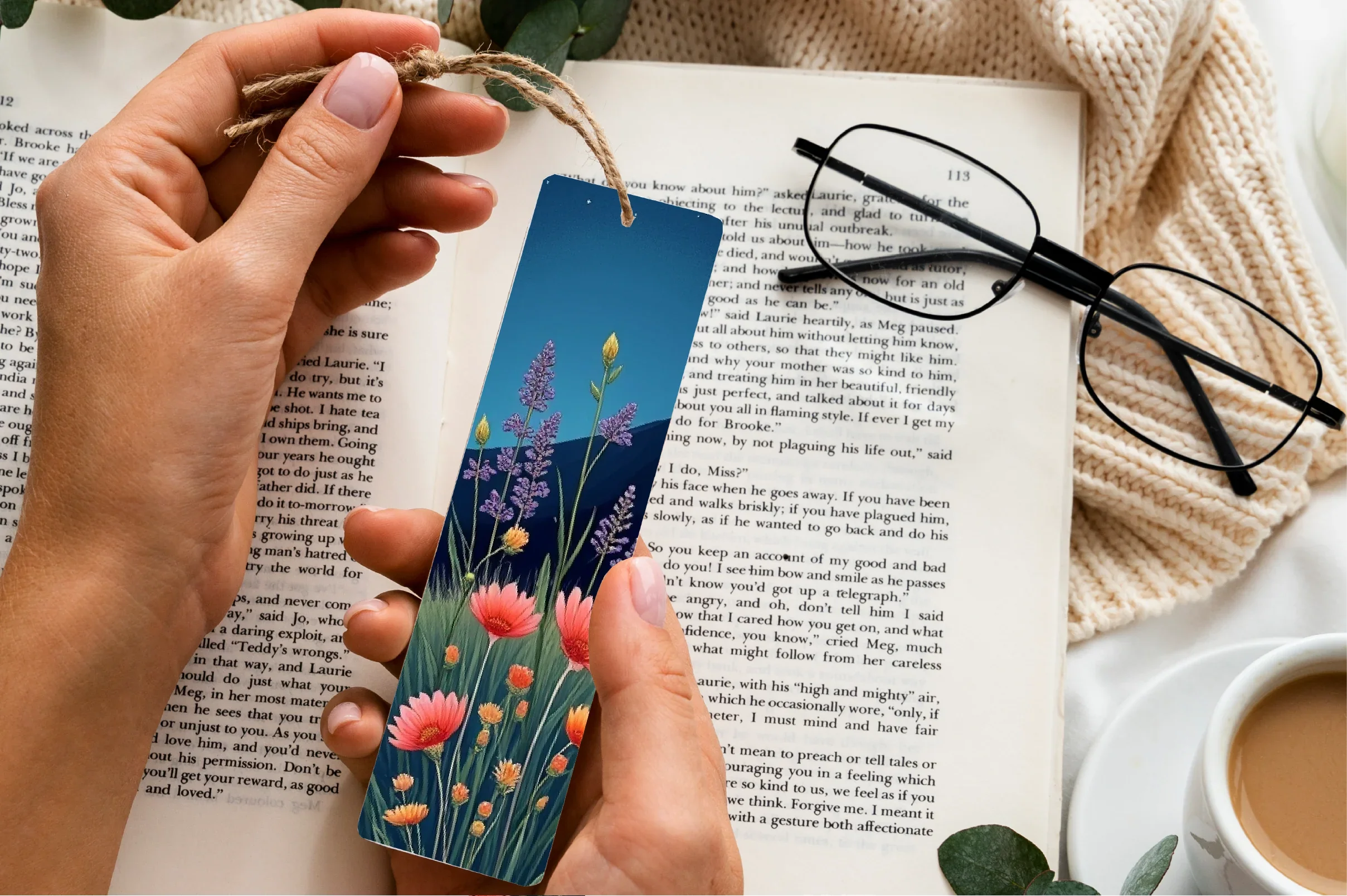 Starry Meadow Bookmark Journal - CraftNest - Digital Crafting and Art