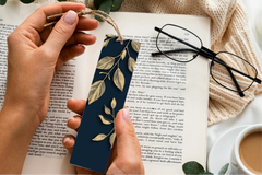 Gold Foil Valentine's Bookmarks Journal - CraftNest - Digital Crafting and Art