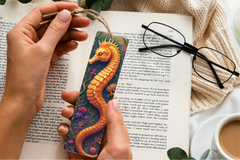 Underwater Fantasy Bookmark Journal - CraftNest - Digital Crafting and Art