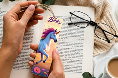 Magical Unicorn Escape Bookmark Journal - CraftNest - Digital Crafting and Art
