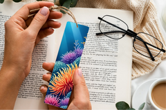 Undersea Coral Garden Bookmark Journal - CraftNest - Digital Crafting and Art