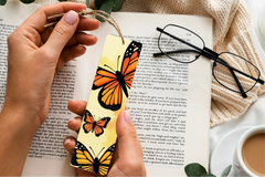 Colorful Butterflies Bookmark Journal - CraftNest - Digital Crafting and Art