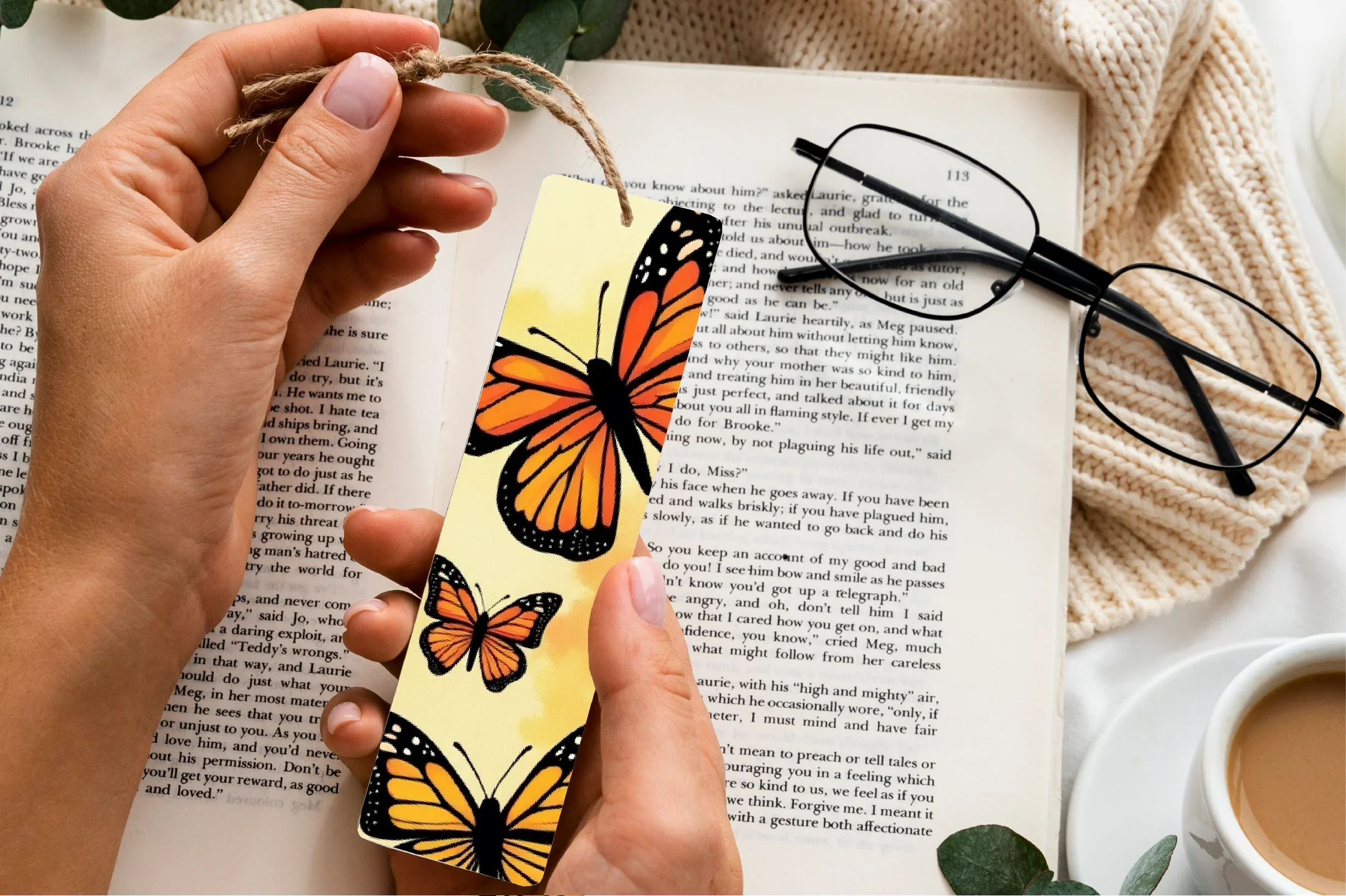 Colorful Butterflies Bookmark Journal - CraftNest - Digital Crafting and Art