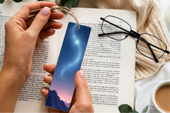 Glittering Star Trail Bookmark Journal - CraftNest - Digital Crafting and Art